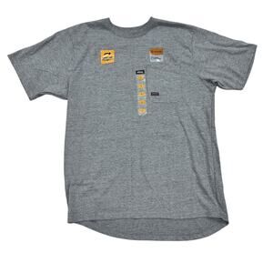 Ariat Rebar Mexican Pride Flag Graphic Tee Grey L NWOT